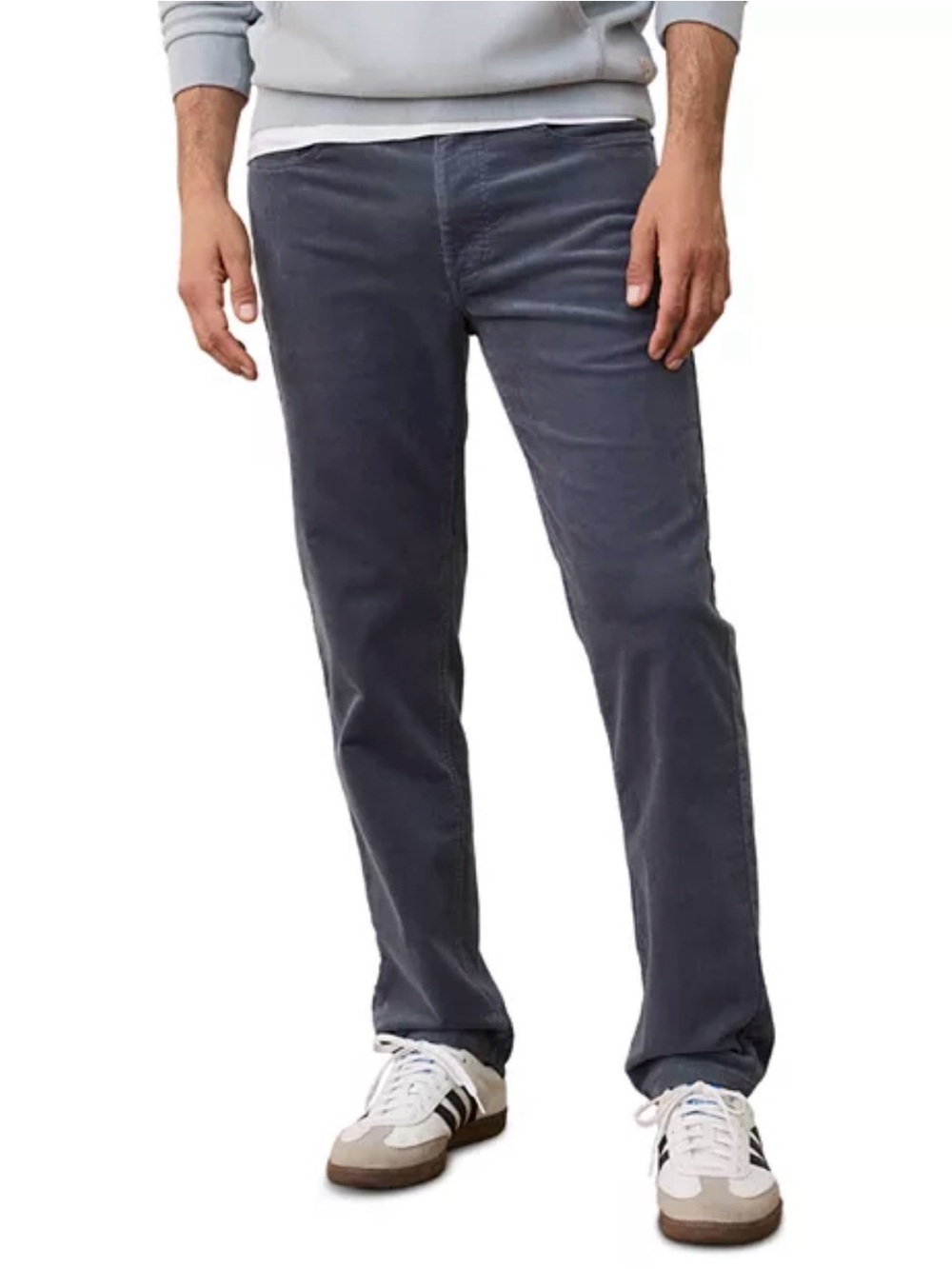 Marine Layer Men's 5 Pocket Flex Terry Corduroy Pant— Charcoal